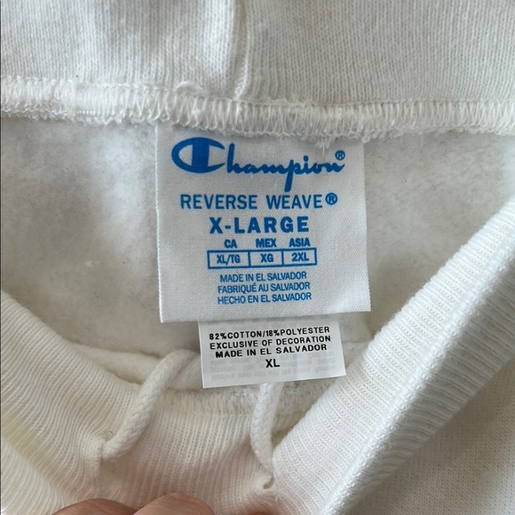 Champion White Sweatpants Relaxed Fit Joggers - Picture 2 of 7